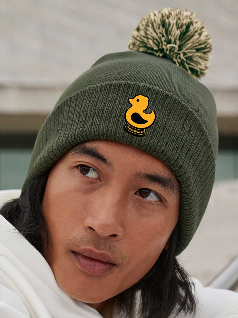 Beanie Snow Pon Pon Papera