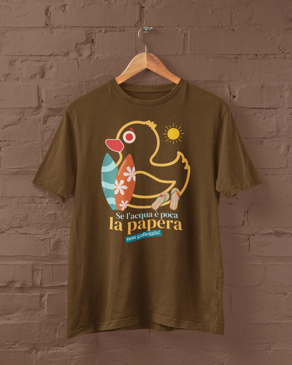 T-shirt “Papera non galleggia” Surf Collection 2026