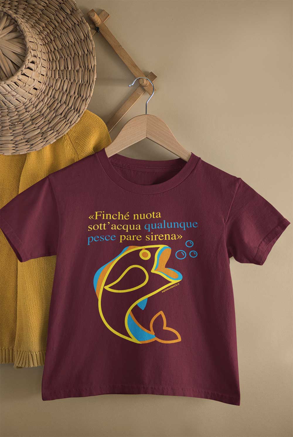T-Shirt Pesce Sirena