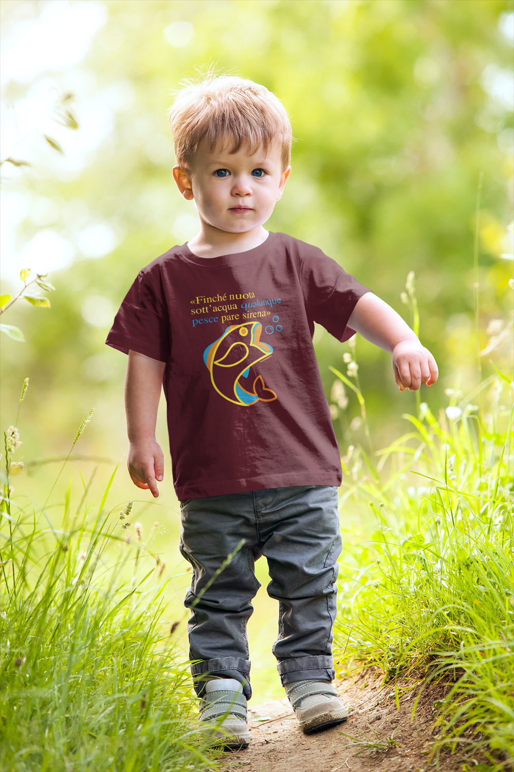 T-Shirt Pesce Sirena