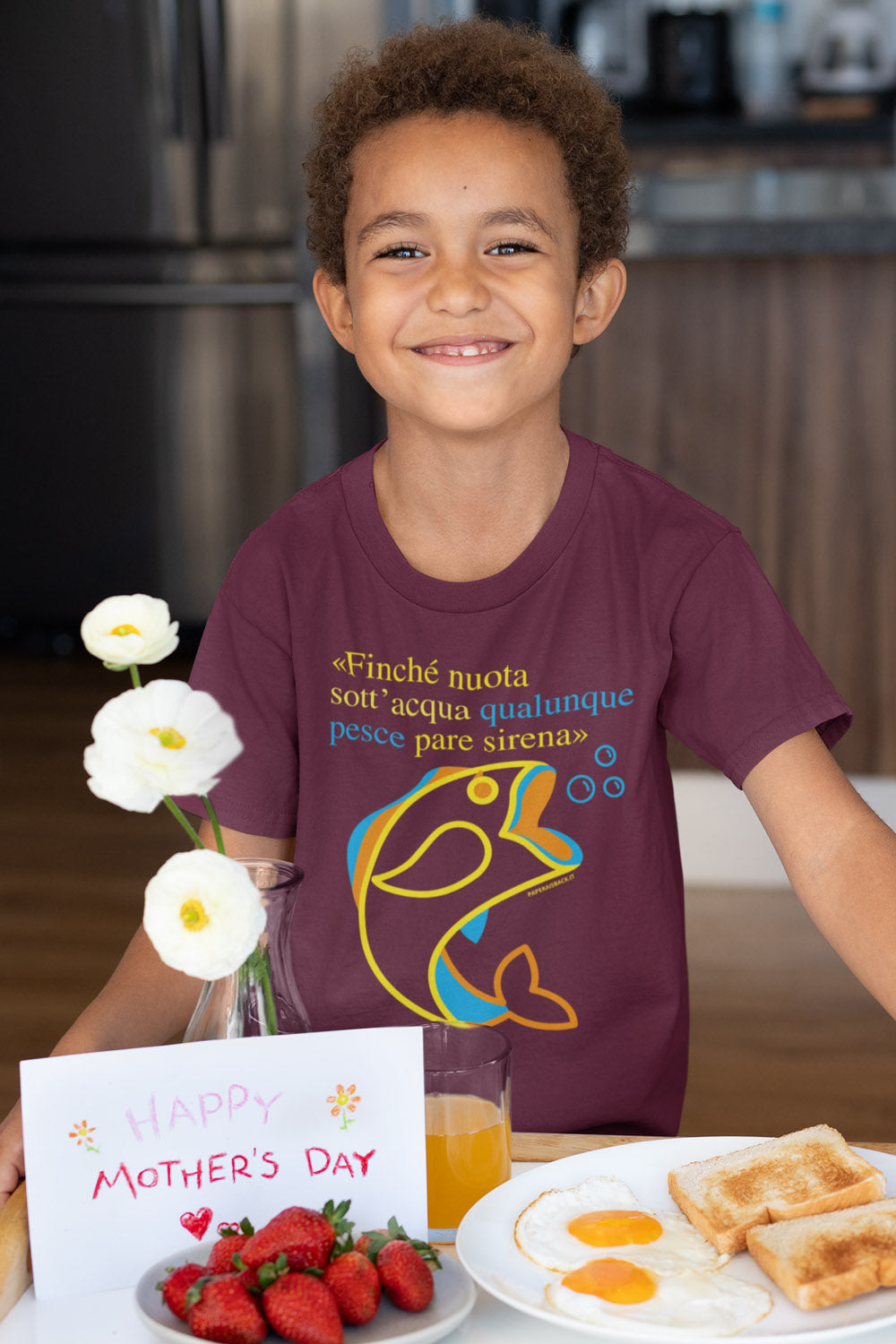 T-Shirt Pesce Sirena