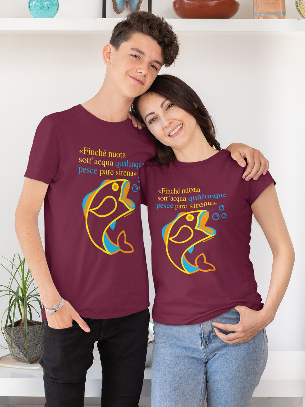 T-Shirt Pesce Sirena