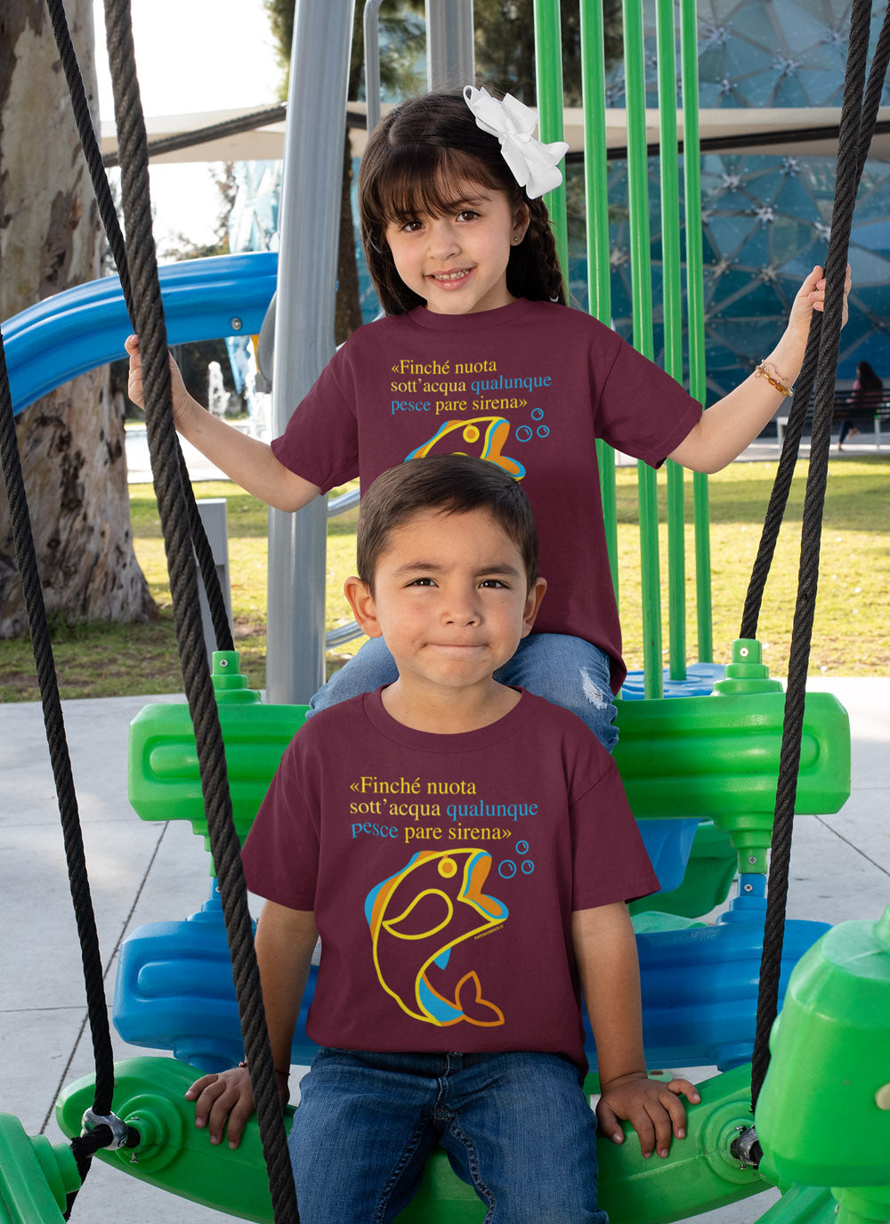T-Shirt Pesce Sirena
