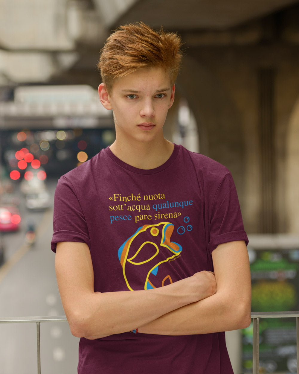 T-Shirt Pesce Sirena