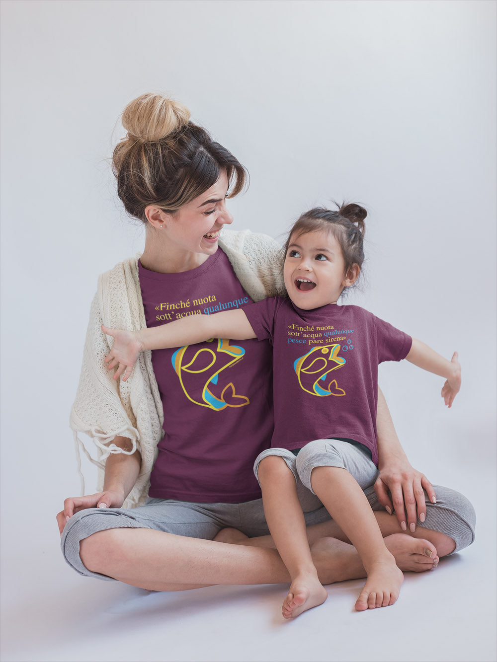 T-Shirt Pesce Sirena