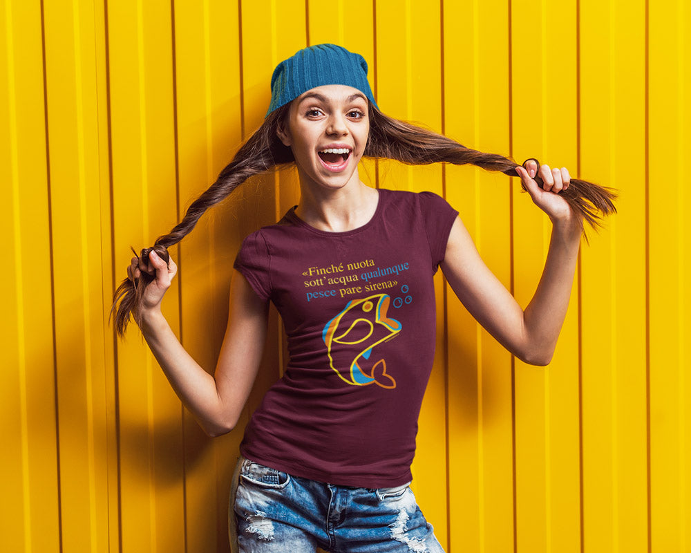 T-Shirt Pesce Sirena