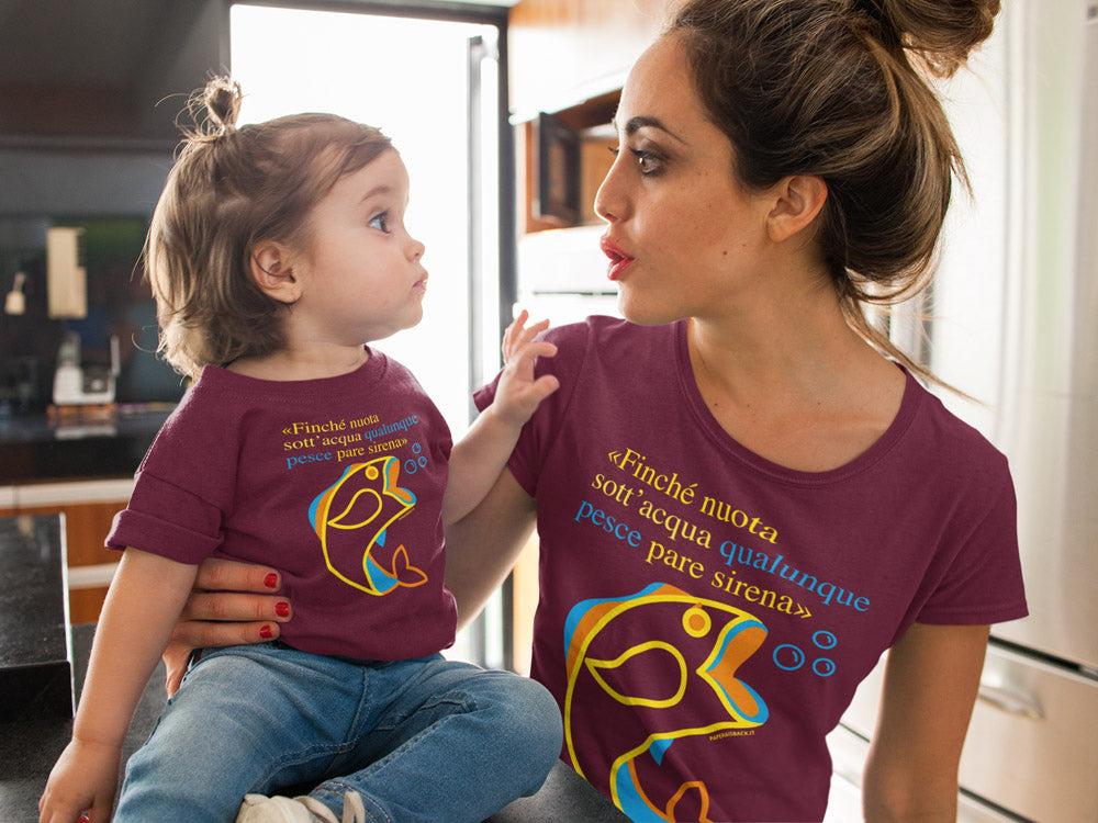 T-Shirt Pesce Sirena