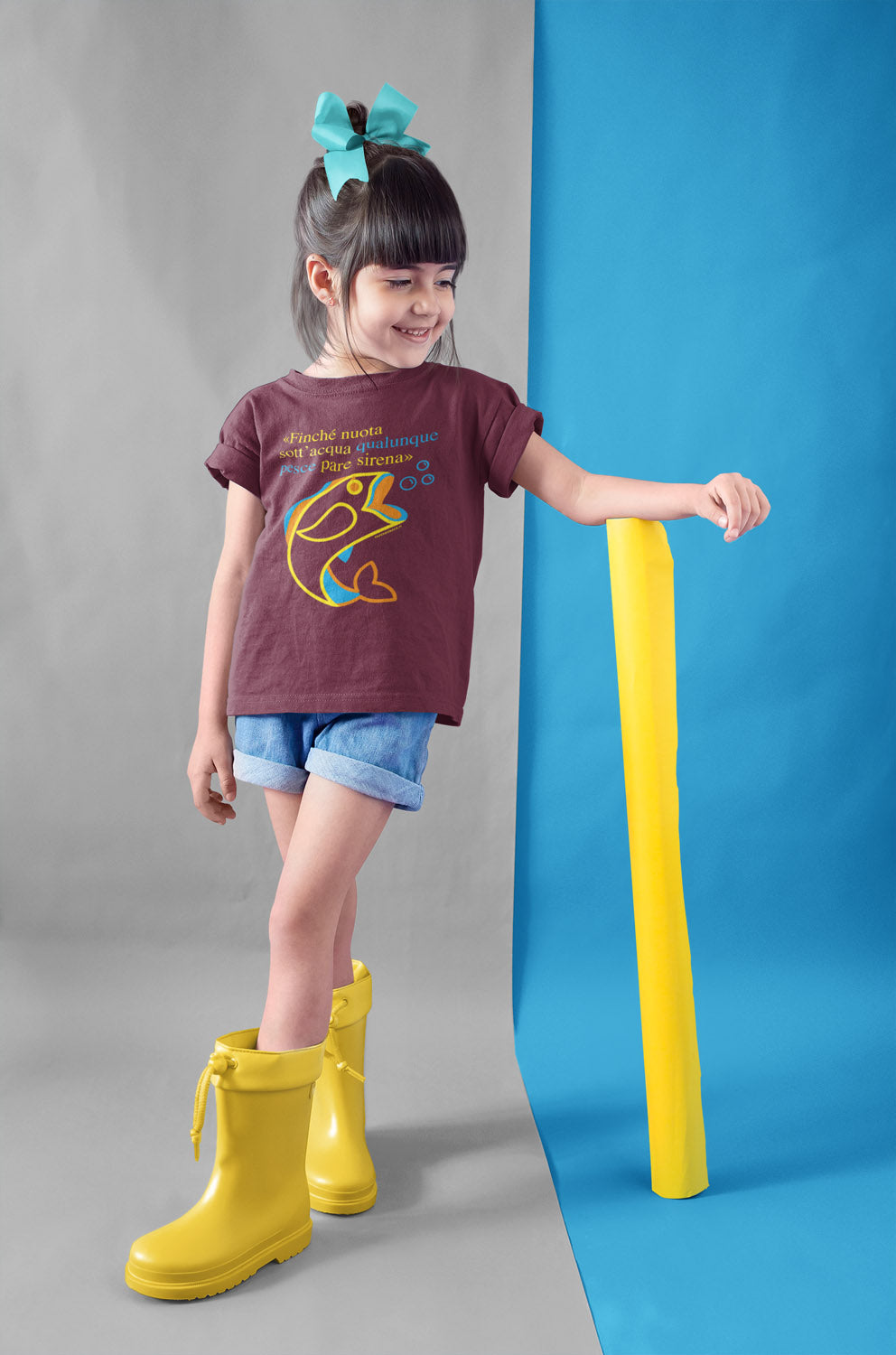 T-Shirt Pesce Sirena