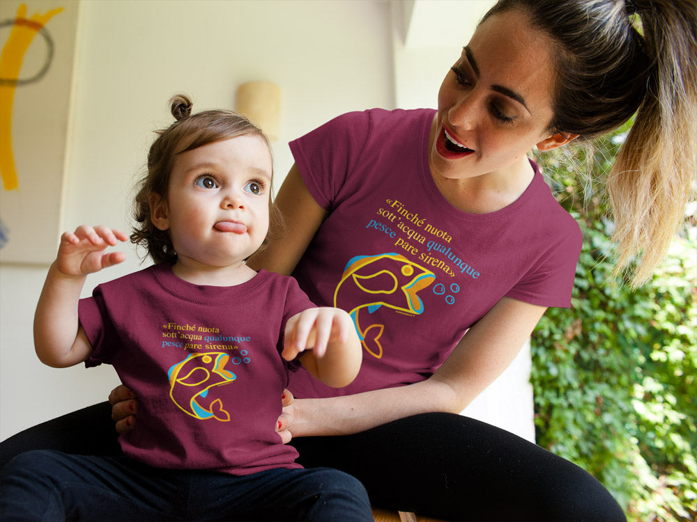 T-Shirt Pesce Sirena