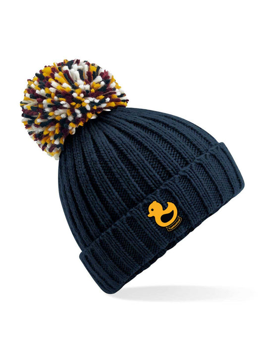 Beanie oversize con Pon Pon Papera