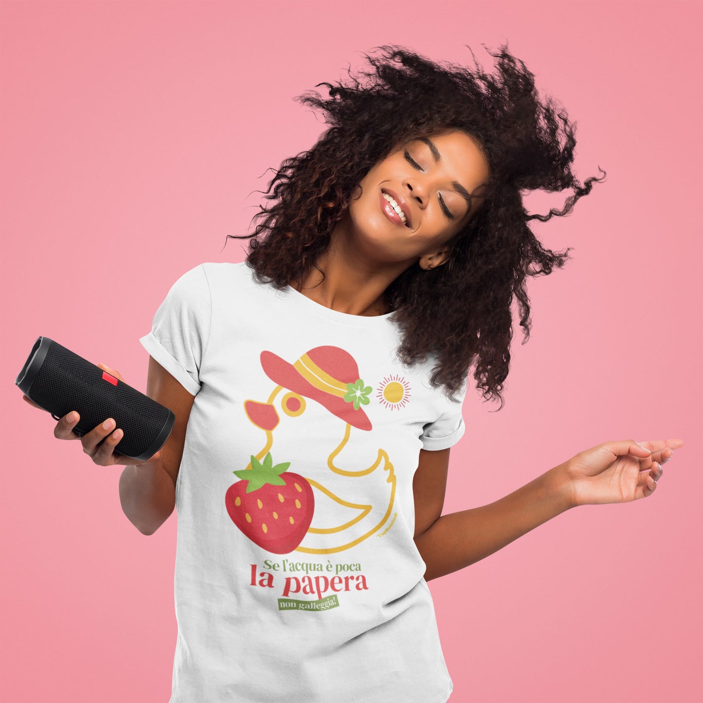 T-shirt “Papera non galleggia” Fruits Collection 2026 Cup Woman
