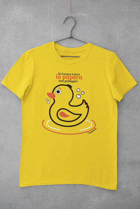 T-shirt “Papera non galleggia” | Paperaisback