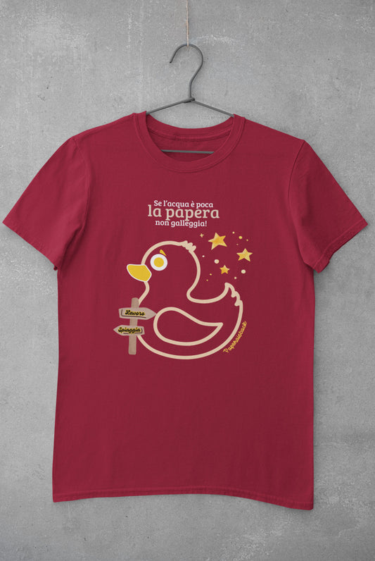T-shirt “Papera non galleggia” Stelle | Paperaisback