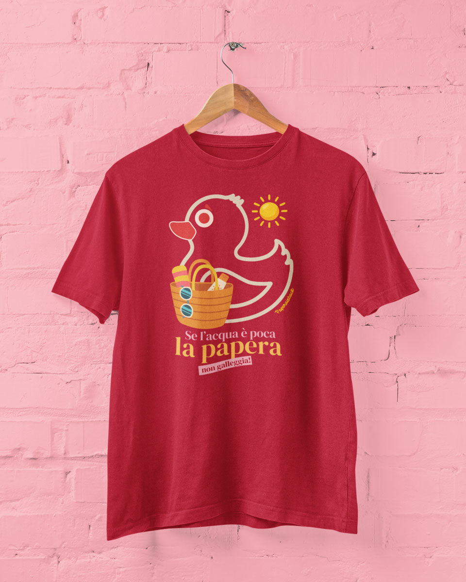 T-shirt “Papera non galleggia” Bag Collection 2026