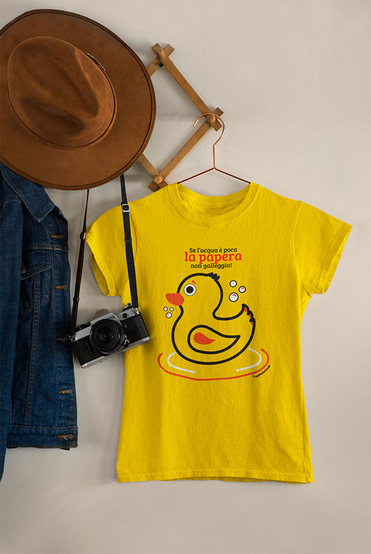 T-shirt “Papera non galleggia” | Paperaisback Woman