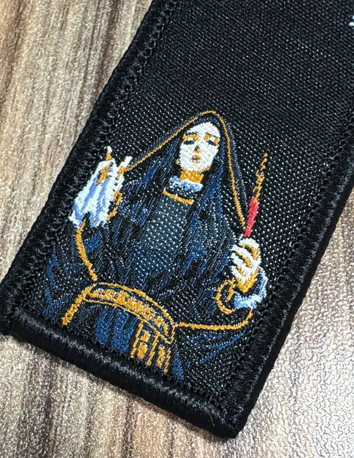 Charms per Borsa e Zaino / Portachiavi Ricamato Addolorata e Perdùne – Riti della Settimana Santa di Taranto