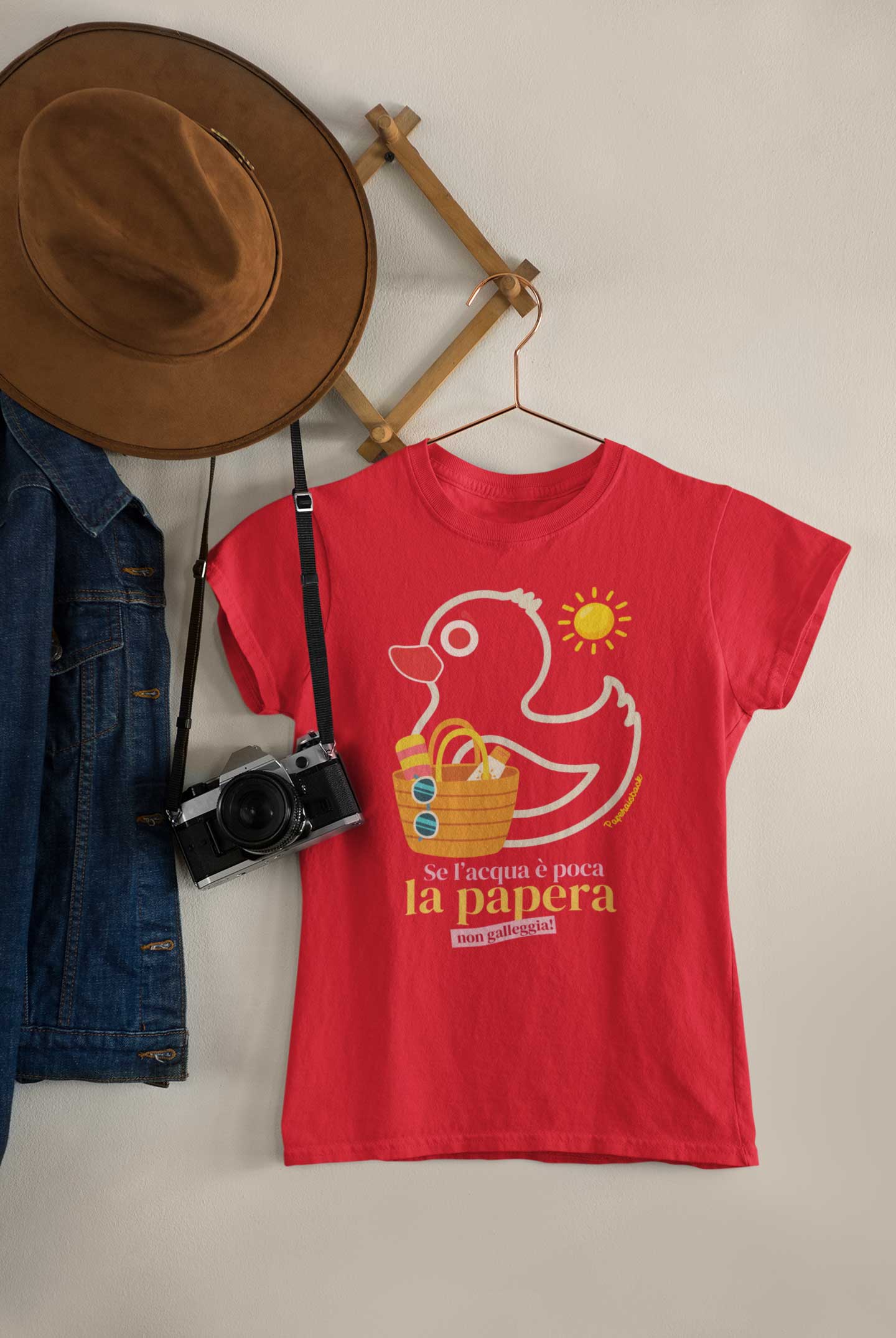 T-shirt “Papera non galleggia” Bag Collection 2026 Woman