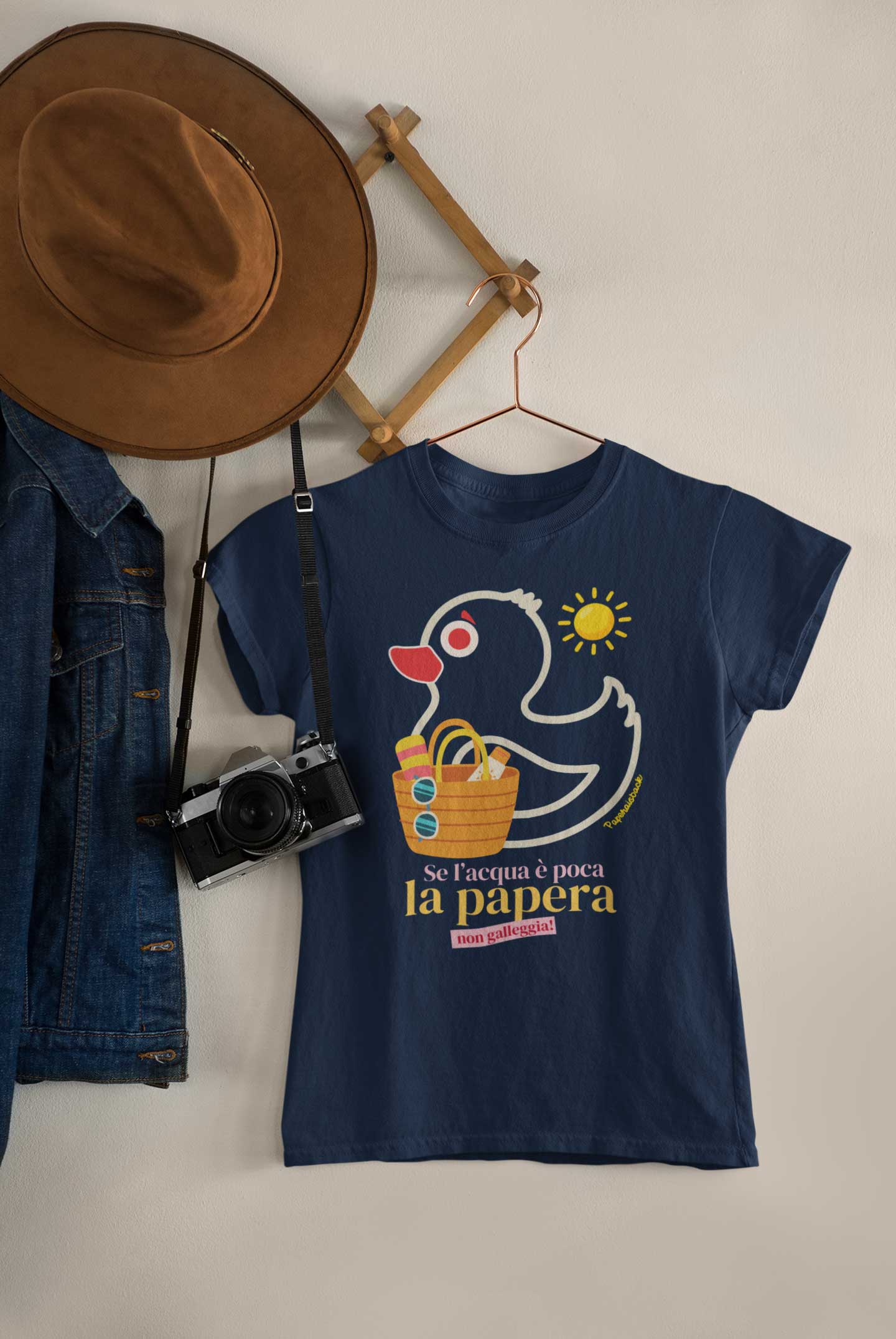 T-shirt “Papera non galleggia” Bag Collection 2026 Woman