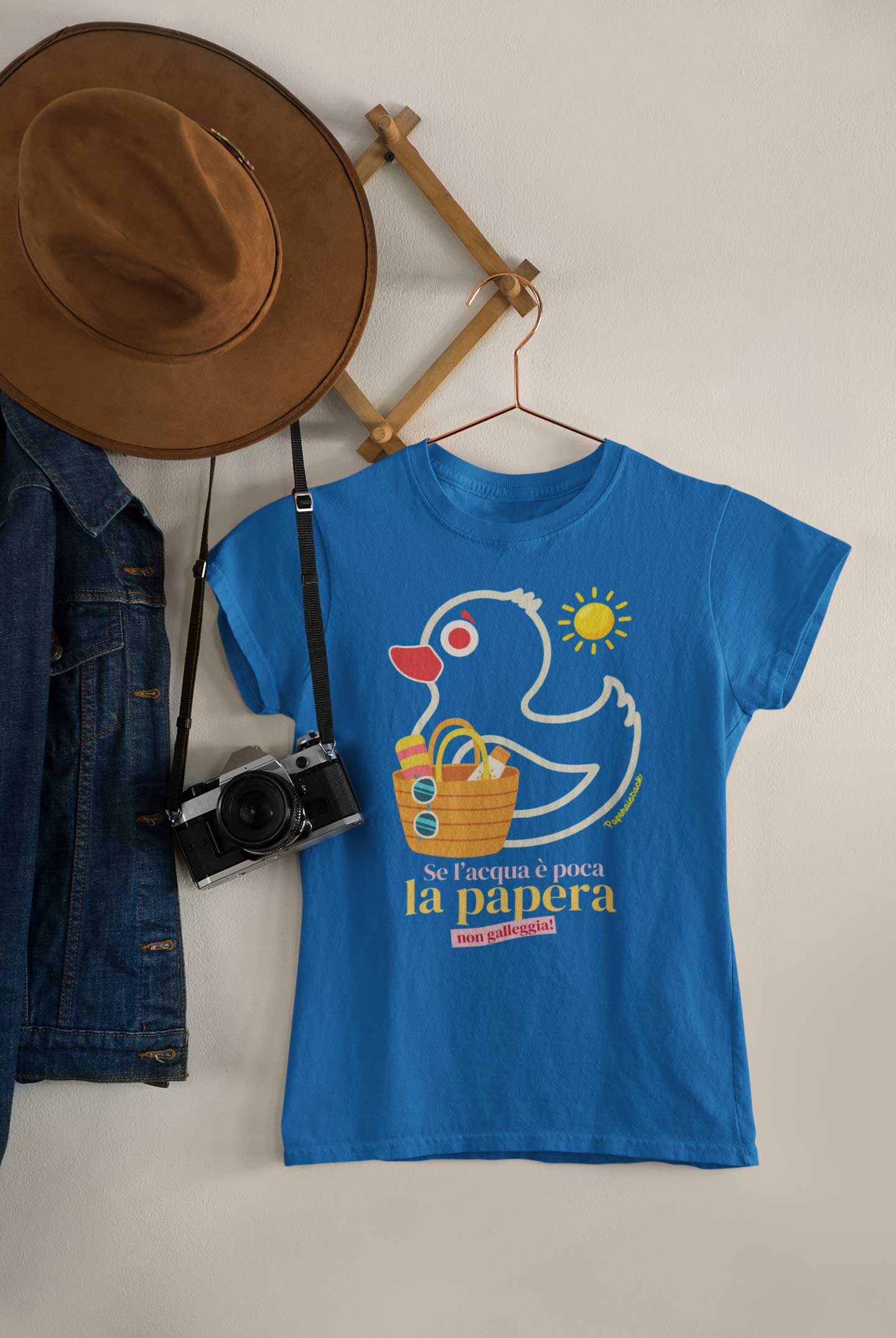 T-shirt “Papera non galleggia” Bag Collection 2026 Woman