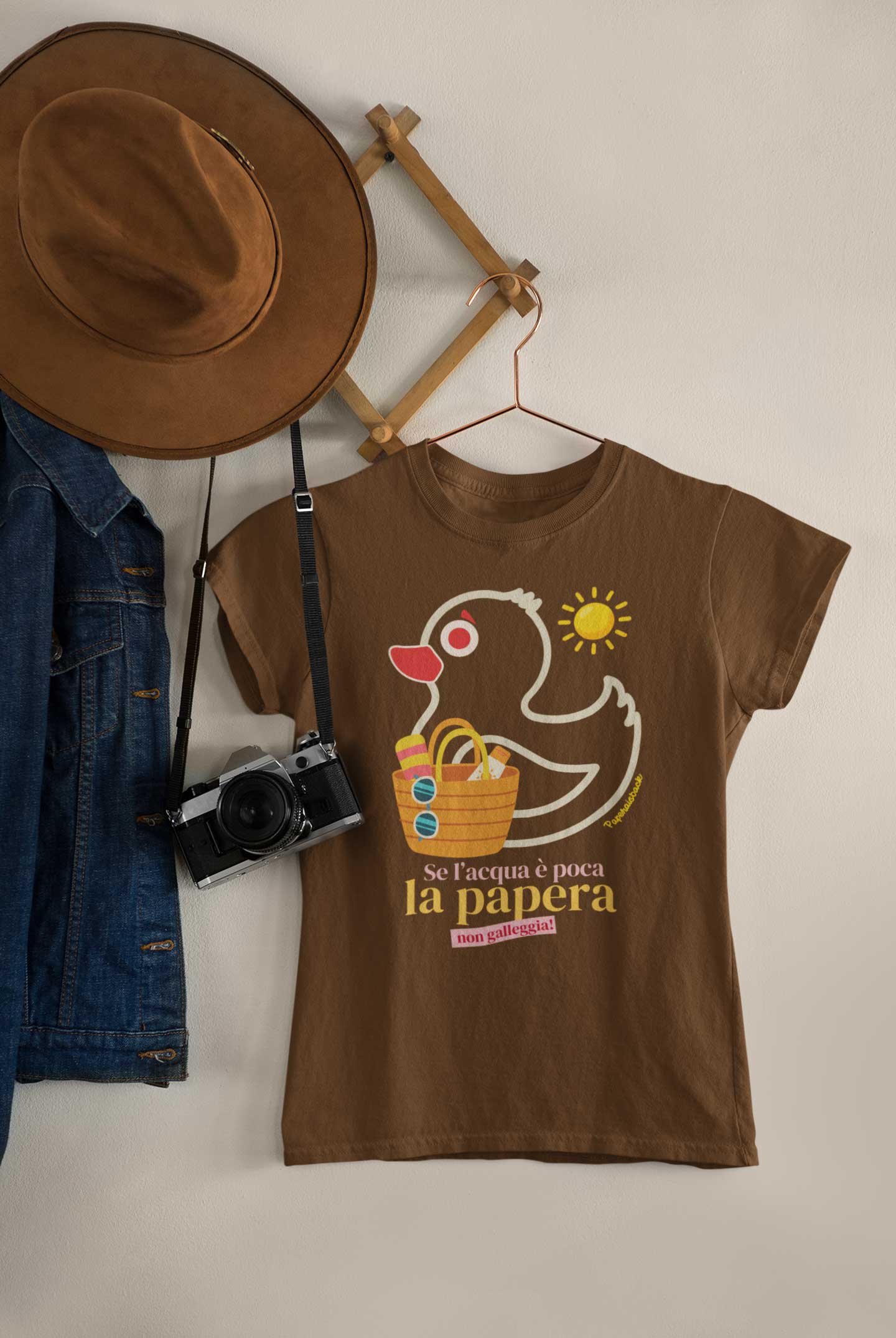 T-shirt “Papera non galleggia” Bag Collection 2026 Woman