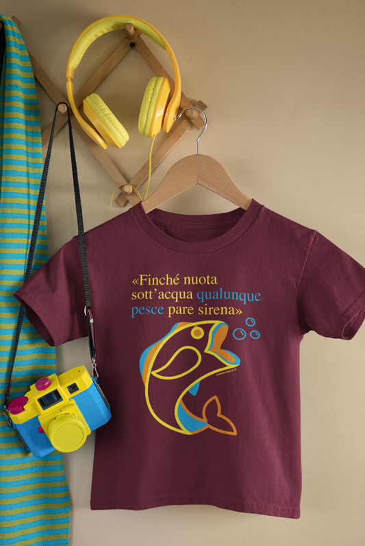 T-Shirt Pesce Sirena