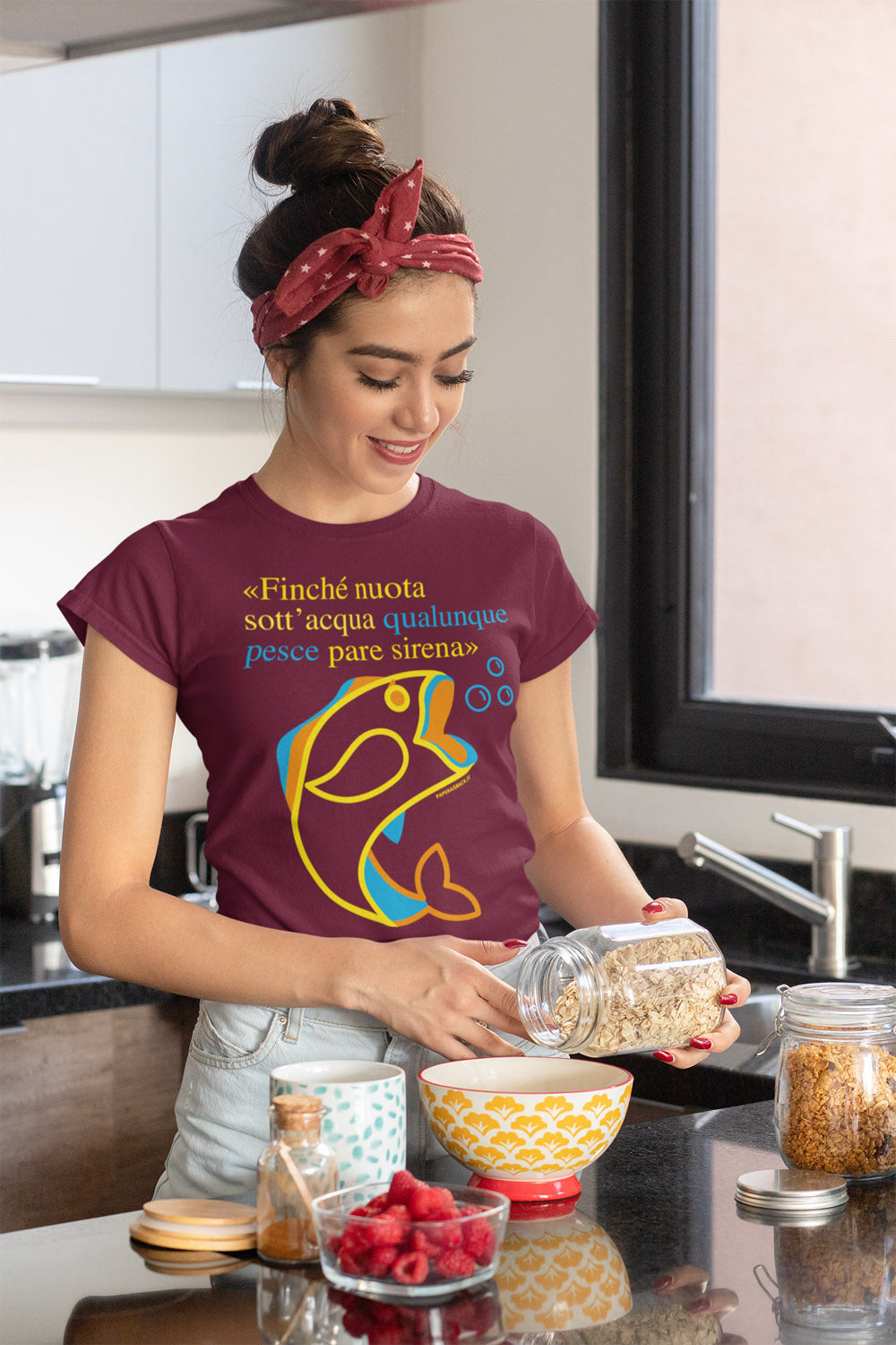 T-Shirt Pesce Sirena