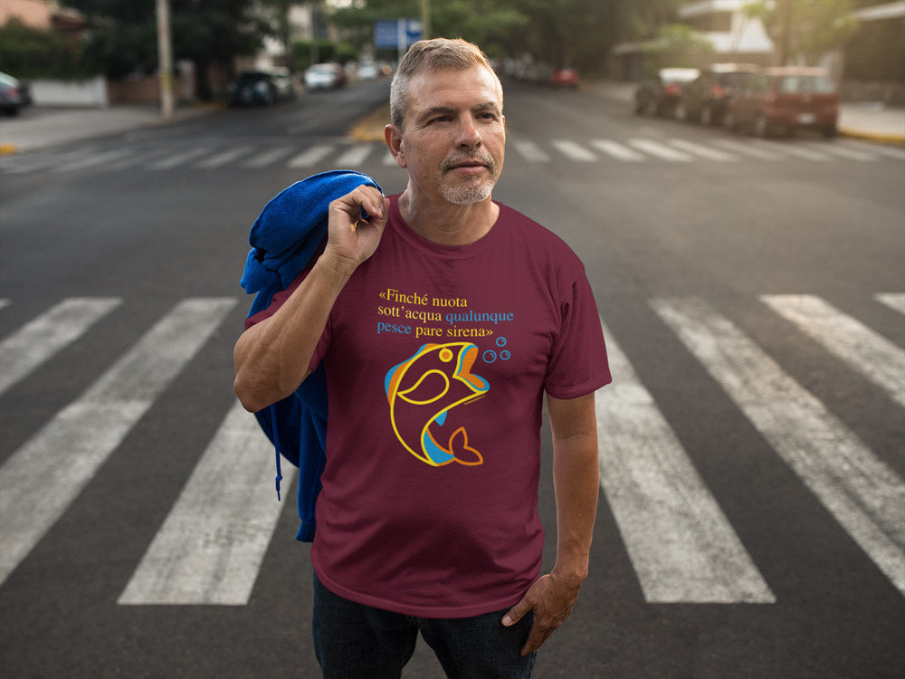 T-Shirt Pesce Sirena