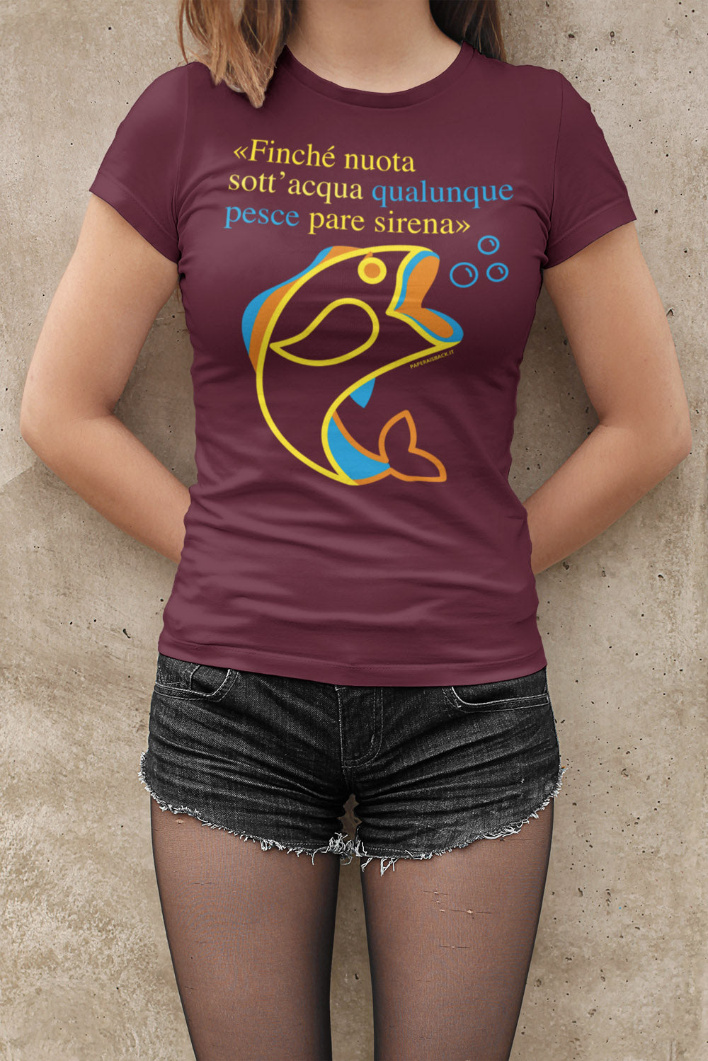 T-Shirt Pesce Sirena