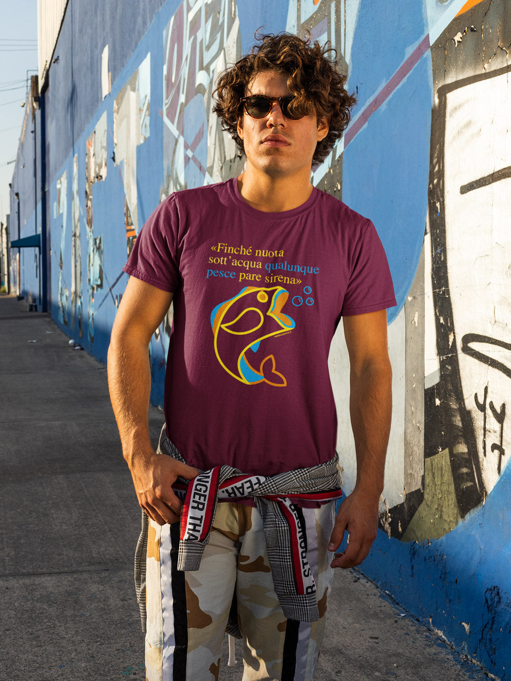 T-Shirt Pesce Sirena