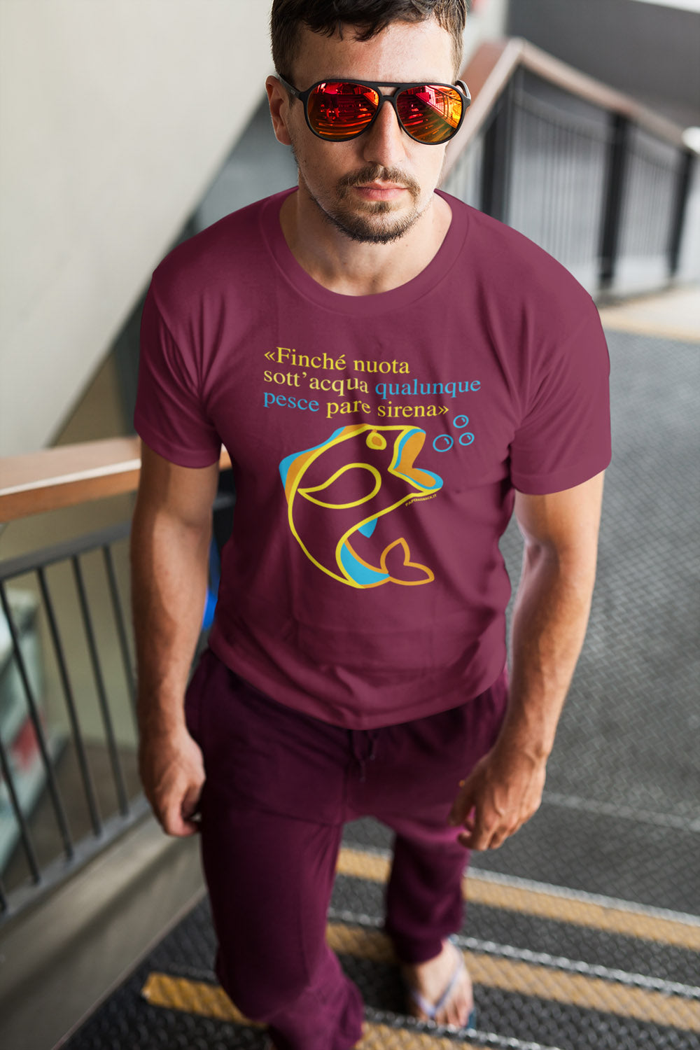 T-Shirt Pesce Sirena