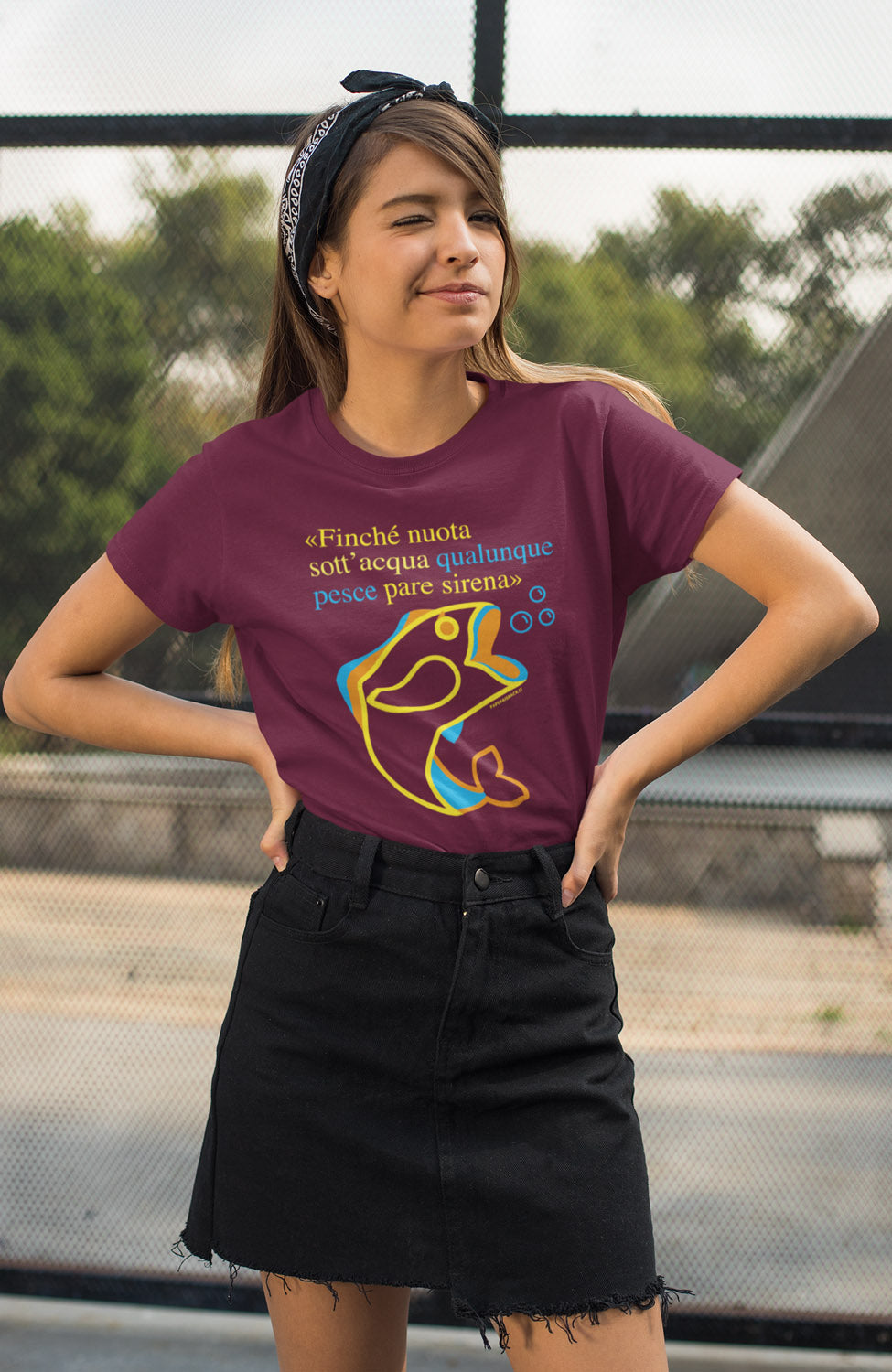 T-Shirt Pesce Sirena