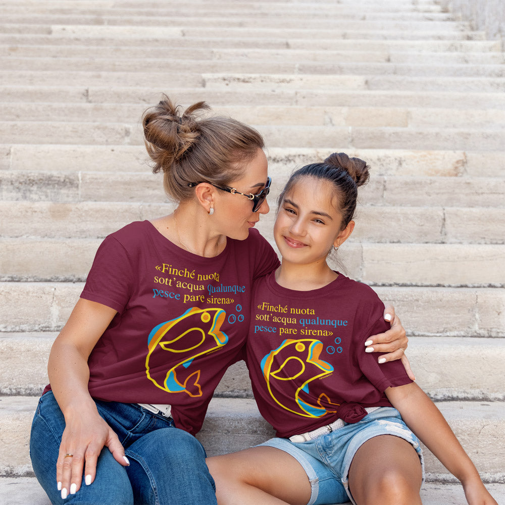 T-Shirt Pesce Sirena