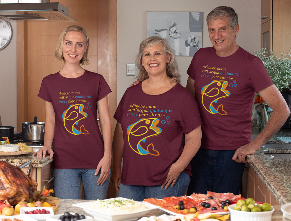 T-Shirt Pesce Sirena