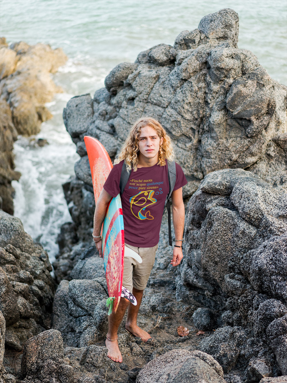 T-Shirt Pesce Sirena