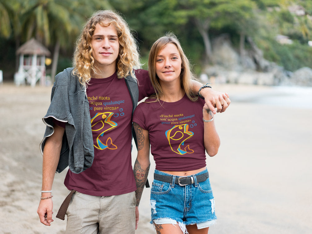 T-Shirt Pesce Sirena