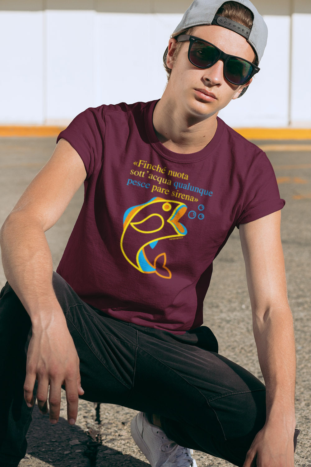 T-Shirt Pesce Sirena