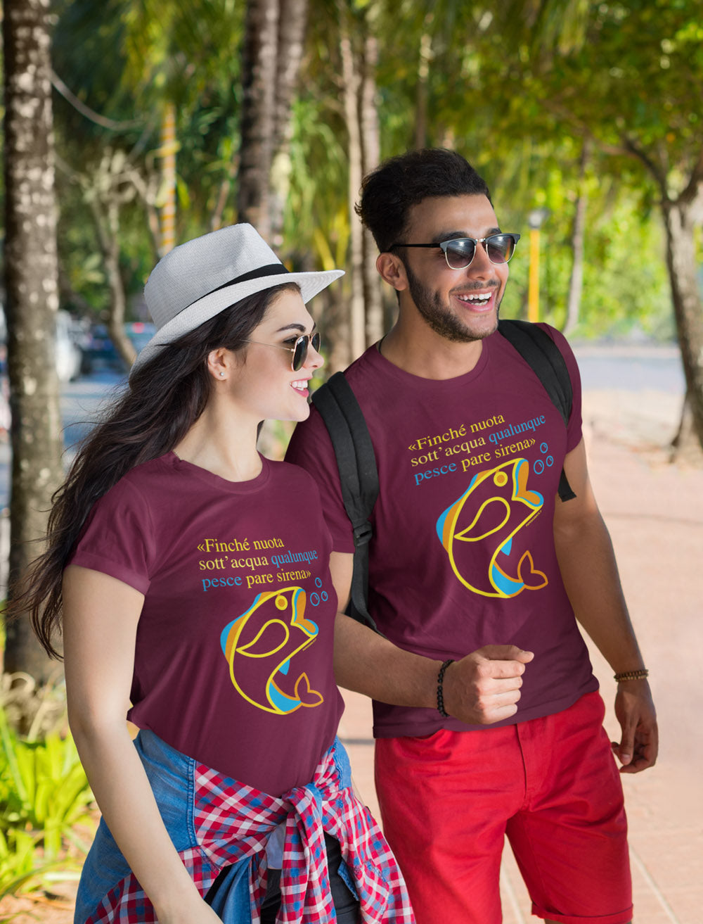 T-Shirt Pesce Sirena