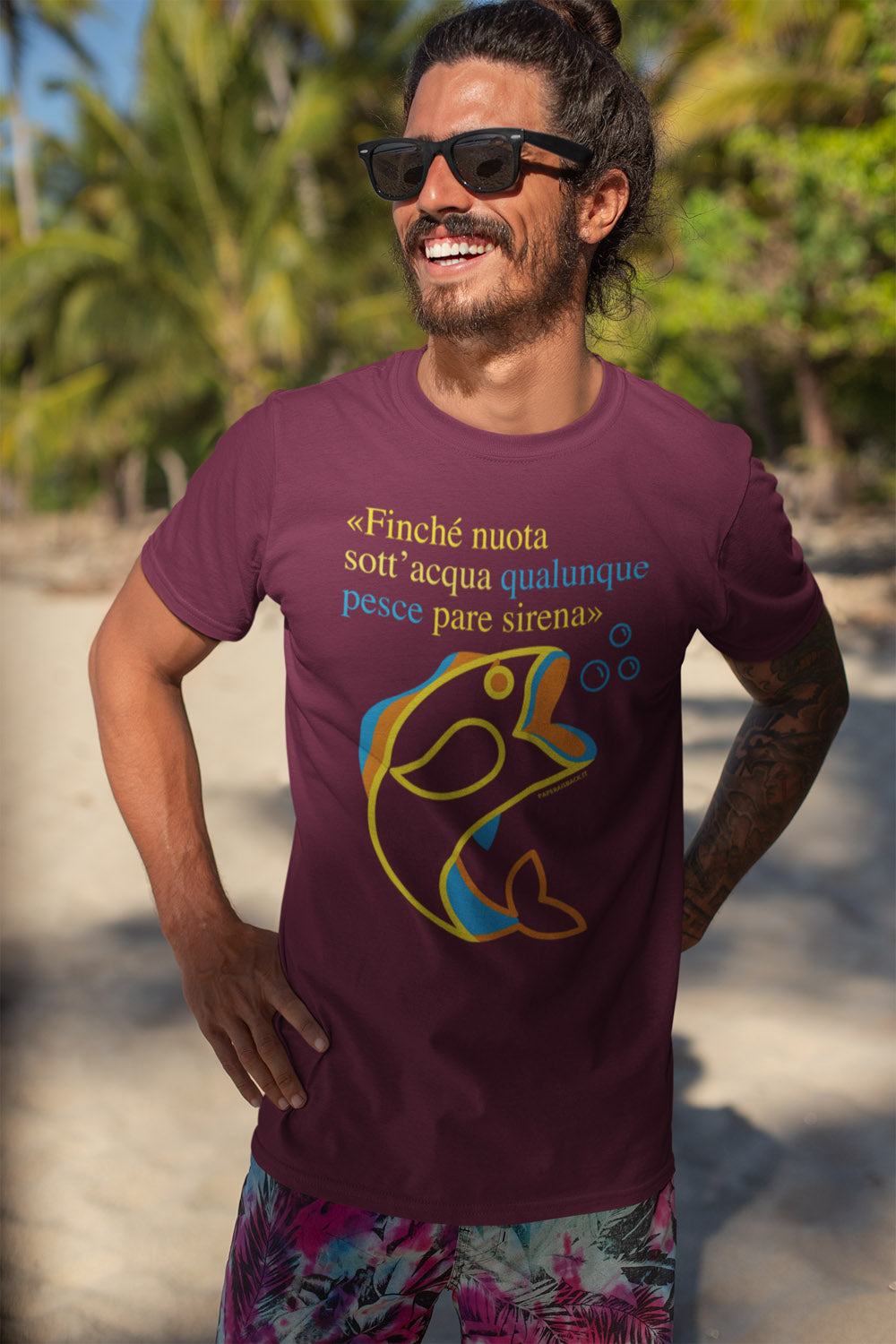T-Shirt Pesce Sirena