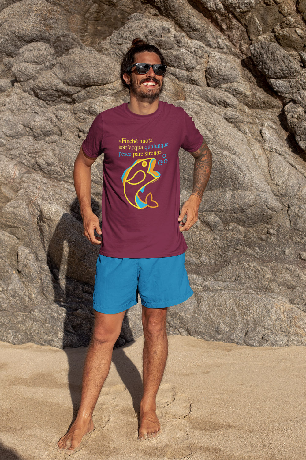 T-Shirt Pesce Sirena