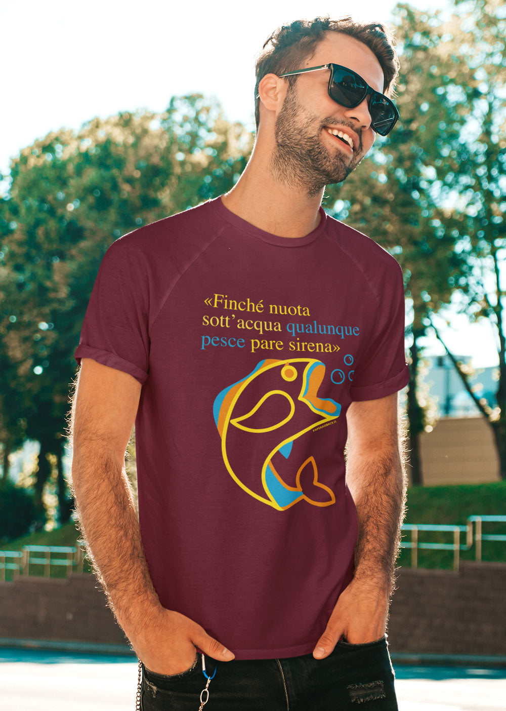 T-Shirt Pesce Sirena